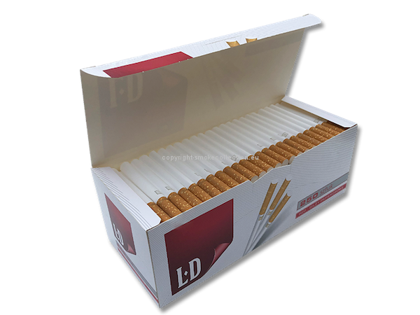 LD Red King Size 250 Cigarette Filter Tubes